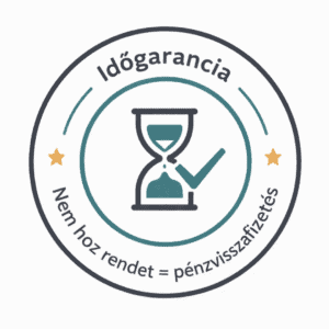 Gyors és megbízható szolgáltatás, pénzvisszafizetés, ha nem teljesül a határidő.